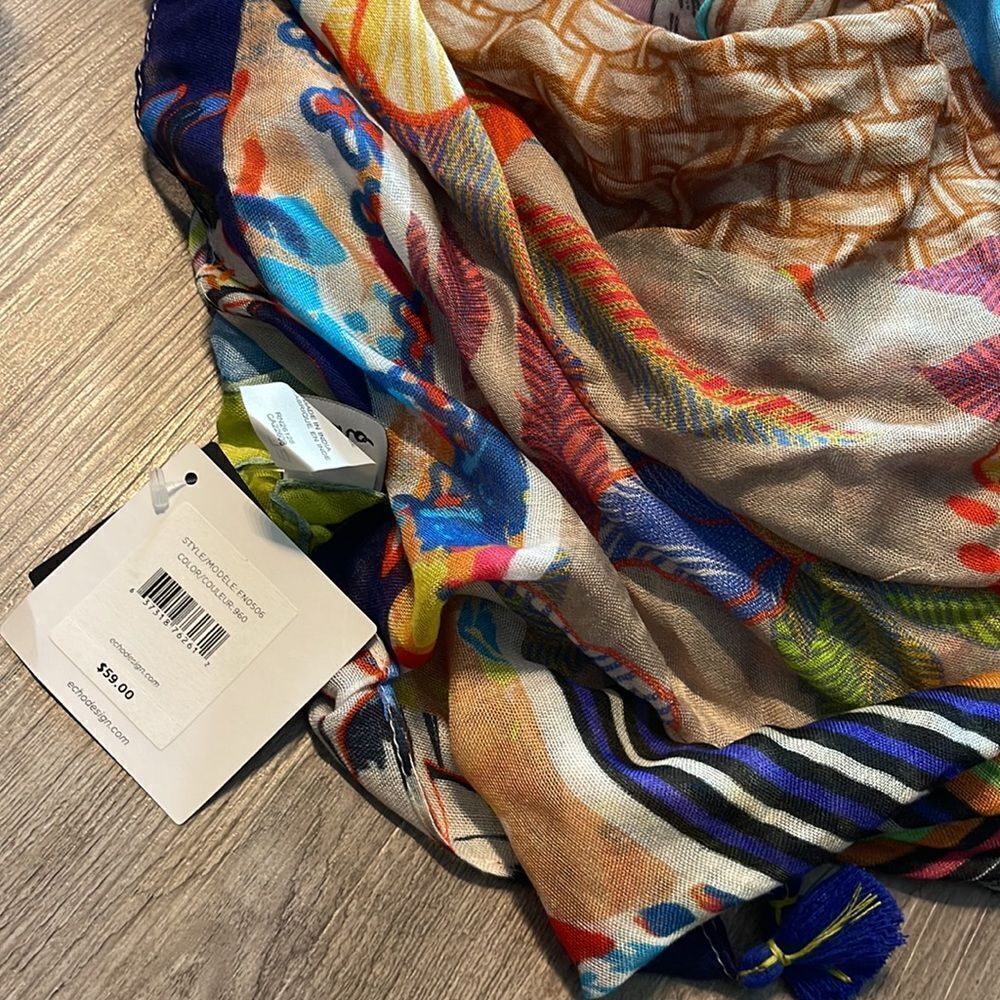 Echo
Patchwork-Print Scarf - Picture 2 of 3